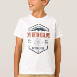 Cape Breton Highlands National Park Canada T-Shirt<br><div class="desc">Cape Breton Highlands National Park Distressed Badge with unique park themed maple leaf design. The park is the first national park in the Atlantic provinces of Canada. It consists of mountains,  valleys,  waterfalls,  and rocky coastlines.</div>