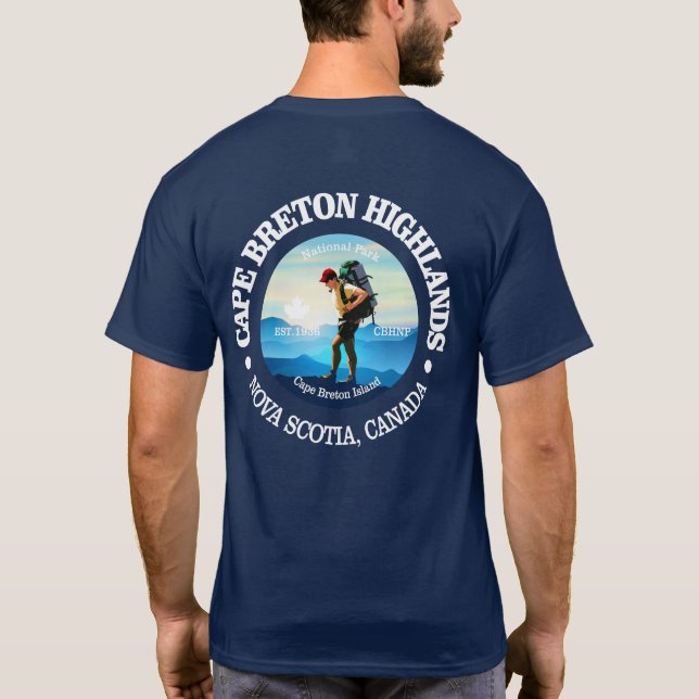 Cape Breton Highlands NP (C) T-Shirt (Back)