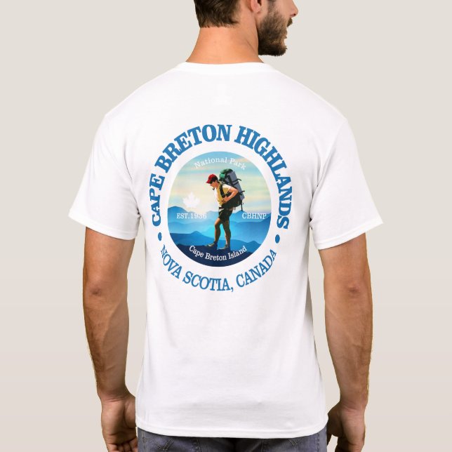 Cape Breton Highlands NP (C) T-Shirt (Back)