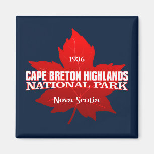 Cape Breton Highlands NP (maple leaf) Magnet