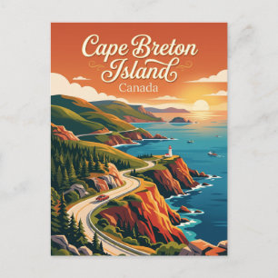 Cape Breton Island Canada Postcard