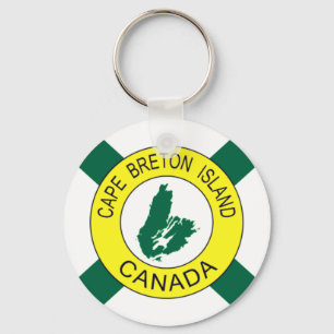 Cape Breton Island Flag (unofficial), Nova Scotia  Keychain