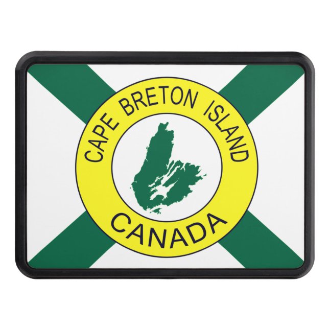 Cape Breton Island Flag (unofficial), Nova Scotia Trailer Hitch Cover (Front)