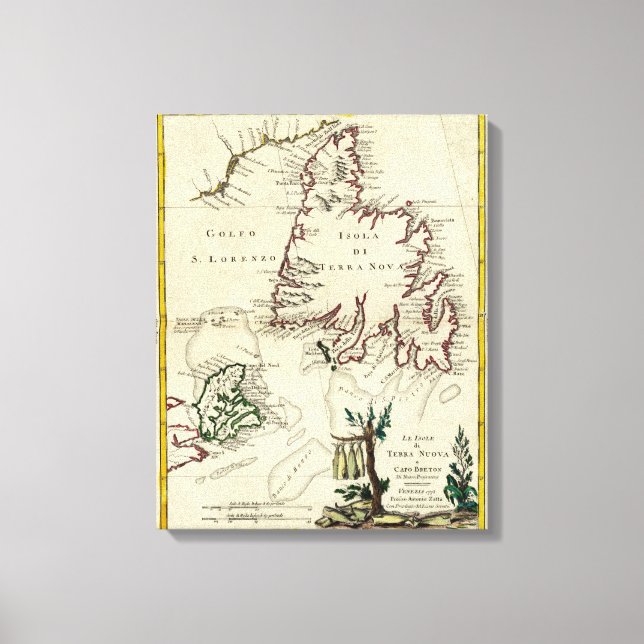 Cape Breton Island, Newfoundland Canvas Print (Front)