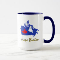 Cape Breton love Canada Day coffee tea cup mug