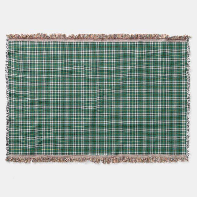 Cape Breton Nova Scotia Canada Tartan Pattern Throw Blanket (Front)