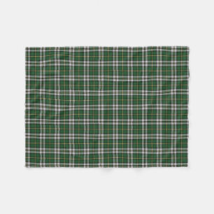 Cape Breton tartan cottage fleece throw Blanket