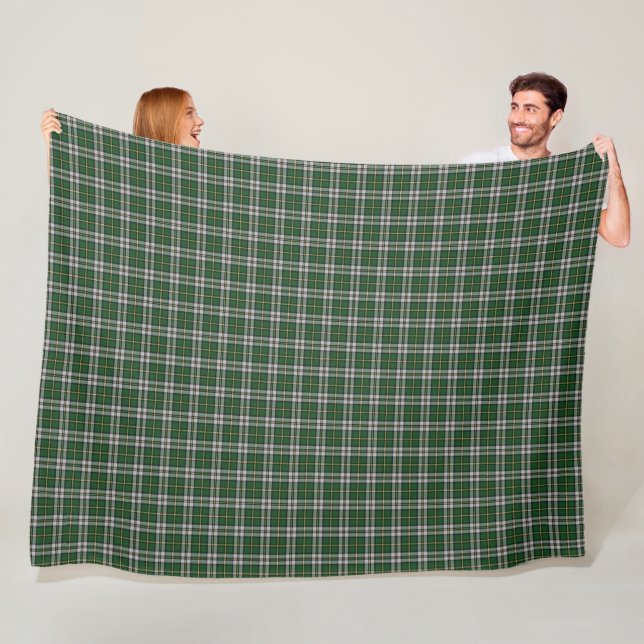  Cape Breton Tartan Lighthouse route Nova Scotia  Fleece Blanket (In Situ)