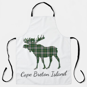 Cape Breton tartan moose plaid apron