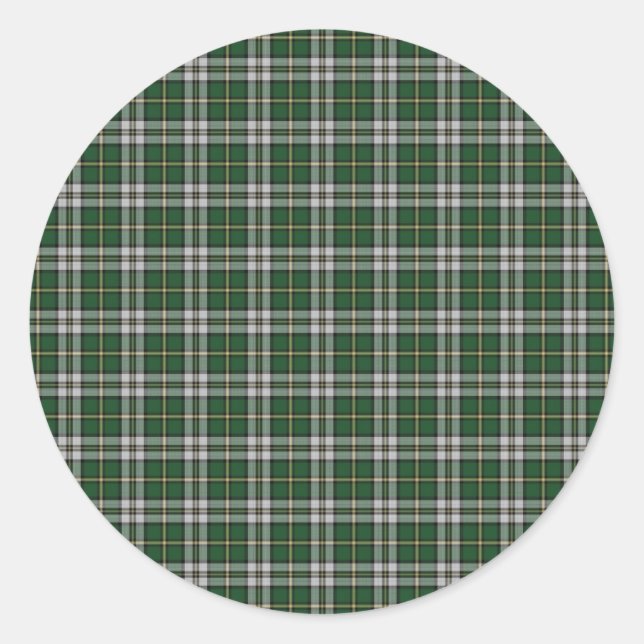 Cape Breton tartan plaid Classic Round Sticker (Front)