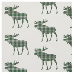 Cape Breton  Tartan plaid moose fabric