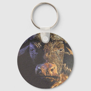 Cape Buffalo Keychain
