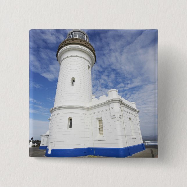Cape Byron Lighthouse, Cape Byron (Australia's 2 Inch Square Button (Front)