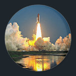 Cape Canaveral Florida Launch Pad Magnet<br><div class="desc">Cape Canaveral Launch Pad,  famous event.</div>
