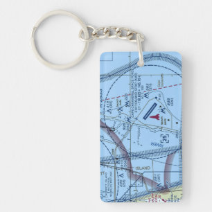 Cape Canaveral SFS chart / taxi diagram  Keychain