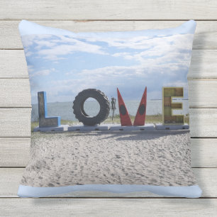 Cape Charles LOVE Outdoor  Pillow