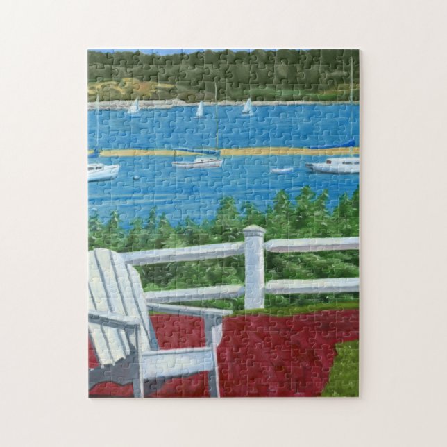 Cape Cod Adirondack Chair Jigsaw Puzzle (Vertical)