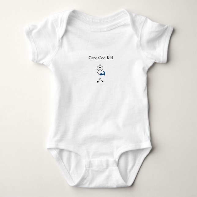 Cape Cod Baby T-Shirt w/Snaps Bodysuit (Front)