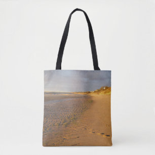 Cape Cod Bay Sand Flats Sunset Tote Bag