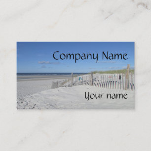 Cape Cod beach Business Card