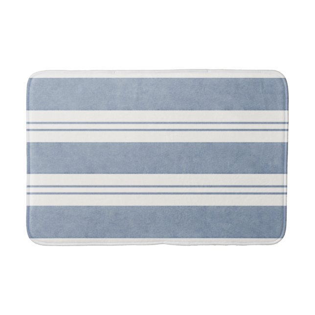 Cape Cod Blue Bath Mat (Front)