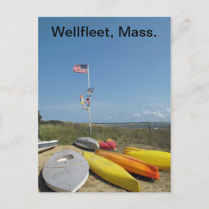 Cape Cod Boatyard Postcard