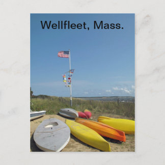 Cape Cod Boatyard Postcard