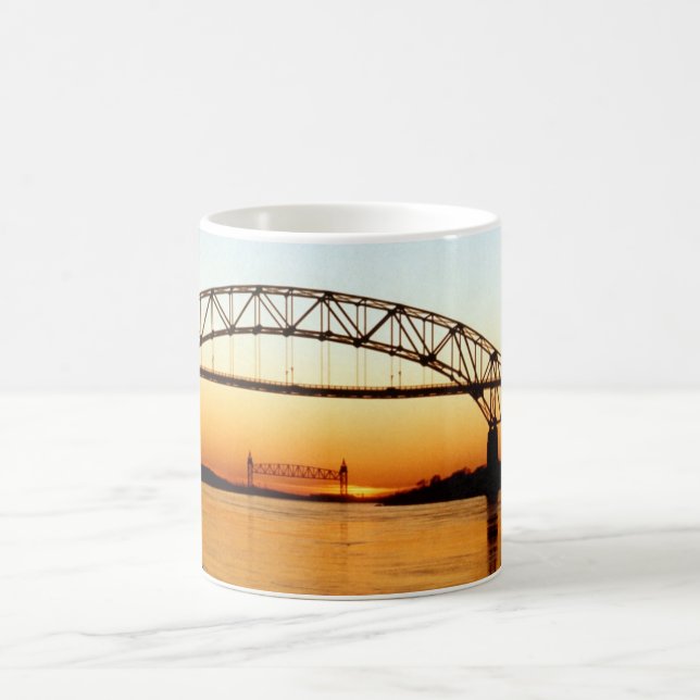 Cape Cod Bourne Bridge Coffee Mug (Center)