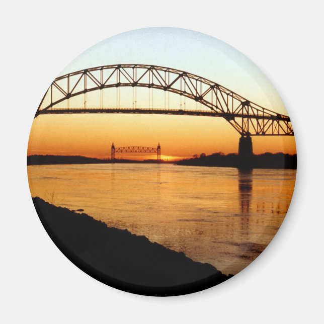 Cape Cod Bourne Bridge Magnet (Front)