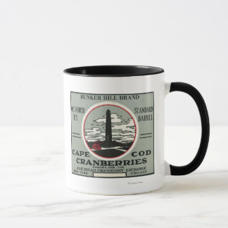 Cape Cod Bunker Hill Brand Cranberry Label Mug
