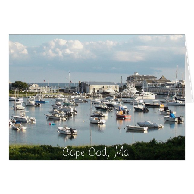 Cape Cod Card, "Wishing You Were Here" (Front Horizontal)