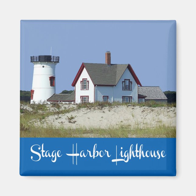 Cape Cod, Chatham, Magnet du phare du Massachusett (Devant)