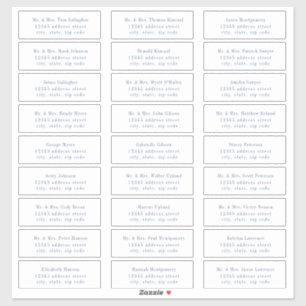 CAPE COD Coastal Blue Guest Address Labels