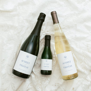 CAPE COD Coastal Wedding Sparkling Wine Label