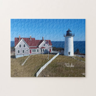 Cape Cod Custom Photo Lighthouse Jigsaw Puzzle