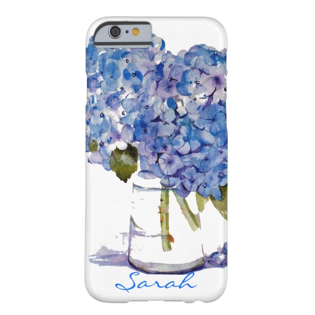 Cape Cod Hydrangeas iPhone 6 case Personalized (Back)