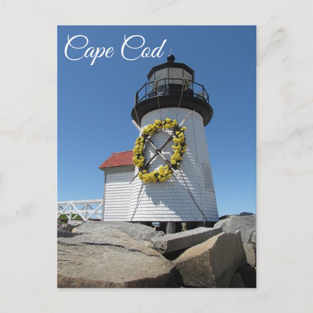 Cape Cod Lighthouse, Nantucket, carte postale de m (Devant)