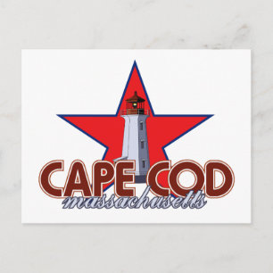 Cape Cod Lighthouse Postcard