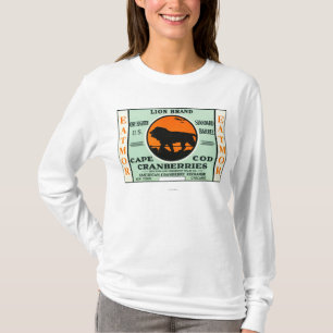 Cape Cod Lion Eatmor Cranberries Brand Label T-Shirt