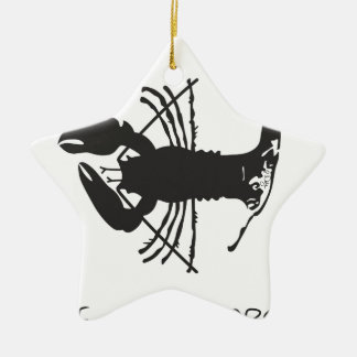 CAPE COD LOBSTER CERAMIC ORNAMENT