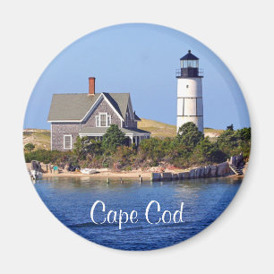 Cape Cod MA Sandy Neck Lighthouse Friend Magnet
