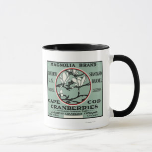 Cape Cod Magnolia Brand Cranberry Label Mug