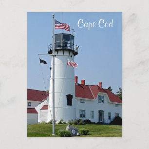 Cape Cod Mass Chatham Lighthouse Post Card
