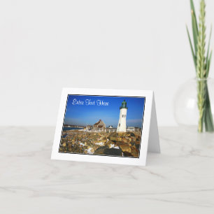 Cape Cod Mass Lighthouse Greeting Card - Customize