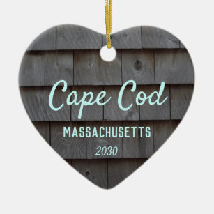 Cape Cod Massachusetts Custom Ceramic Ornament