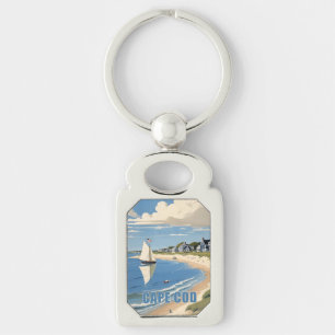 Cape Cod Massachusetts Keychain