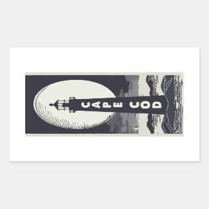 Cape Cod Massachusetts Lighthouse Moon Sticker