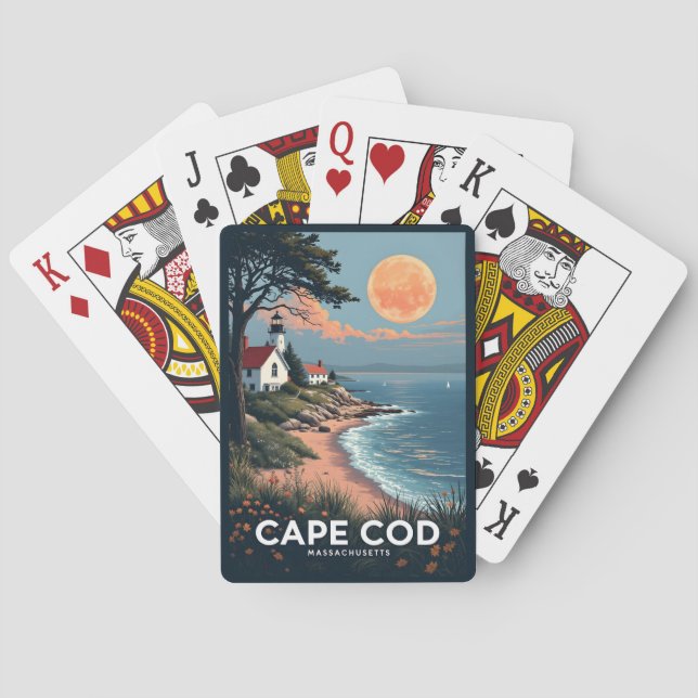 Cape Cod Massachusetts Playing Cards (Back)