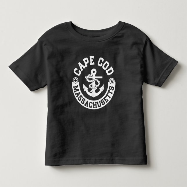 Cape Cod Massachusetts Toddler T-shirt (Front)