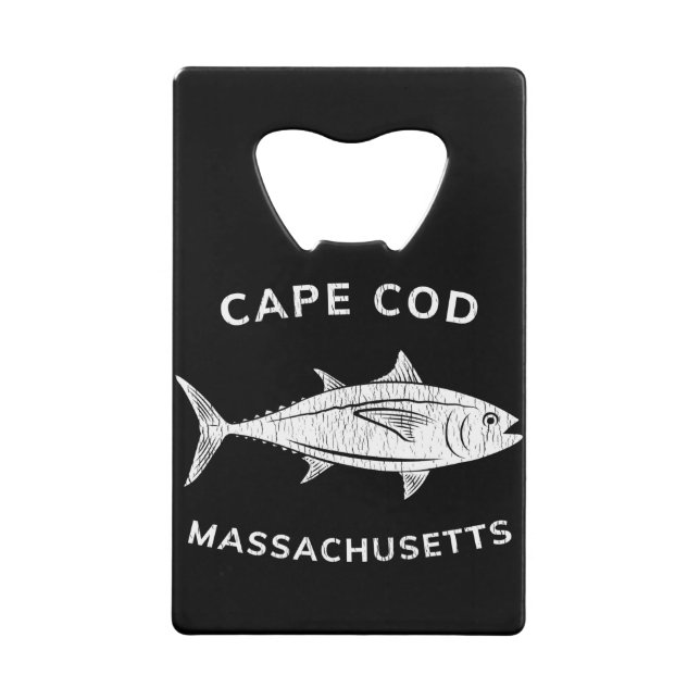 Cape Cod Massachusetts Tuna Credit Card Bottle Opener (Front)